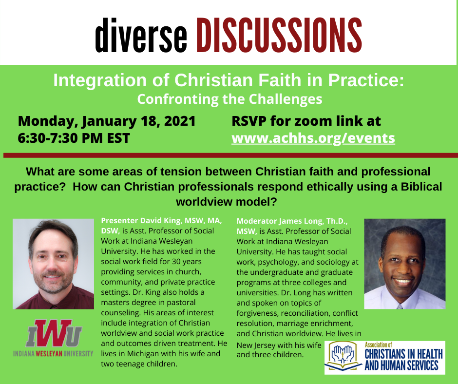 Integration of Christian Faith in Practice: Confronting the Challenges