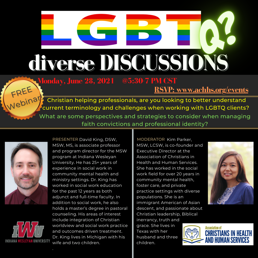 LGBTQ? Sexuality Issues in Human Services: Christian Perspectives & Strategies
