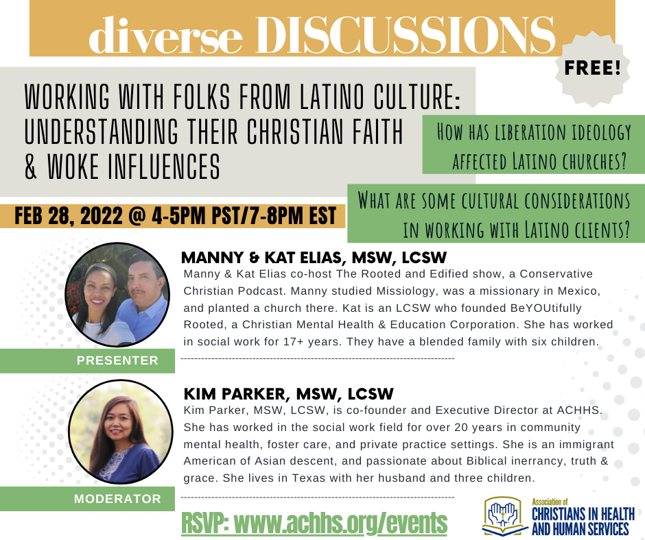 Working With Folks From Latino Culture: Understanding their Christian Faith and Woke Influences